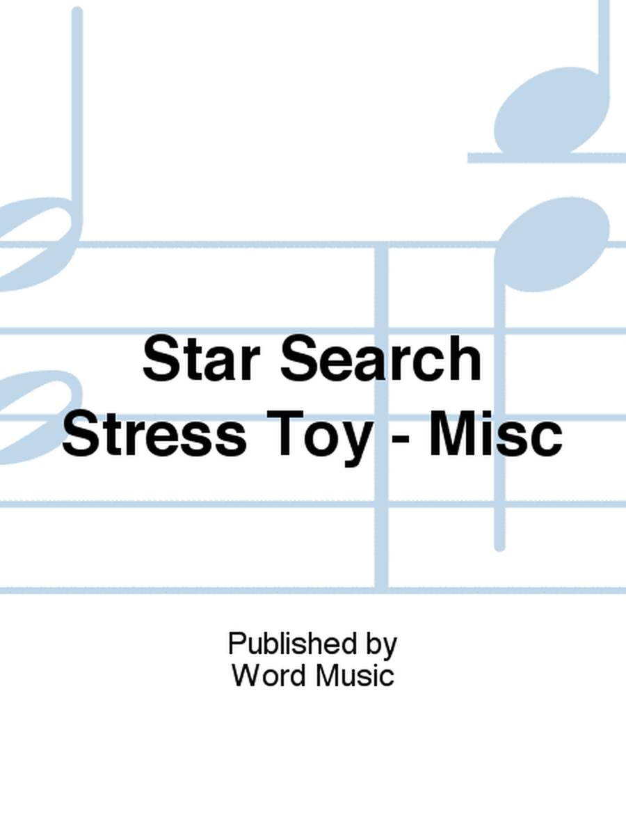 Star Search Stress Toy - Misc