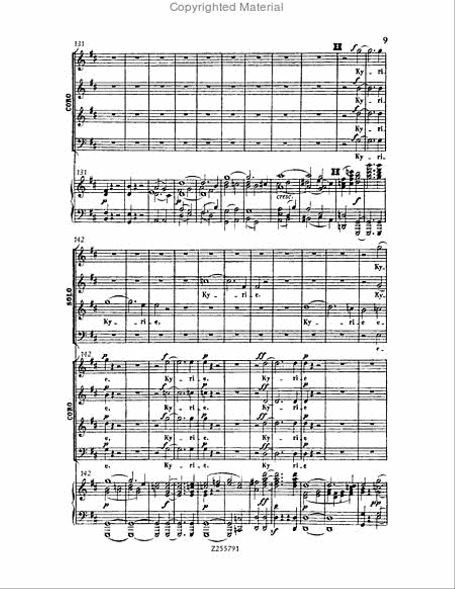 Missa Solemnis, Op.123 Choir scores gallery preview page 9