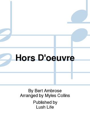 Book cover for Hors D'oeuvre