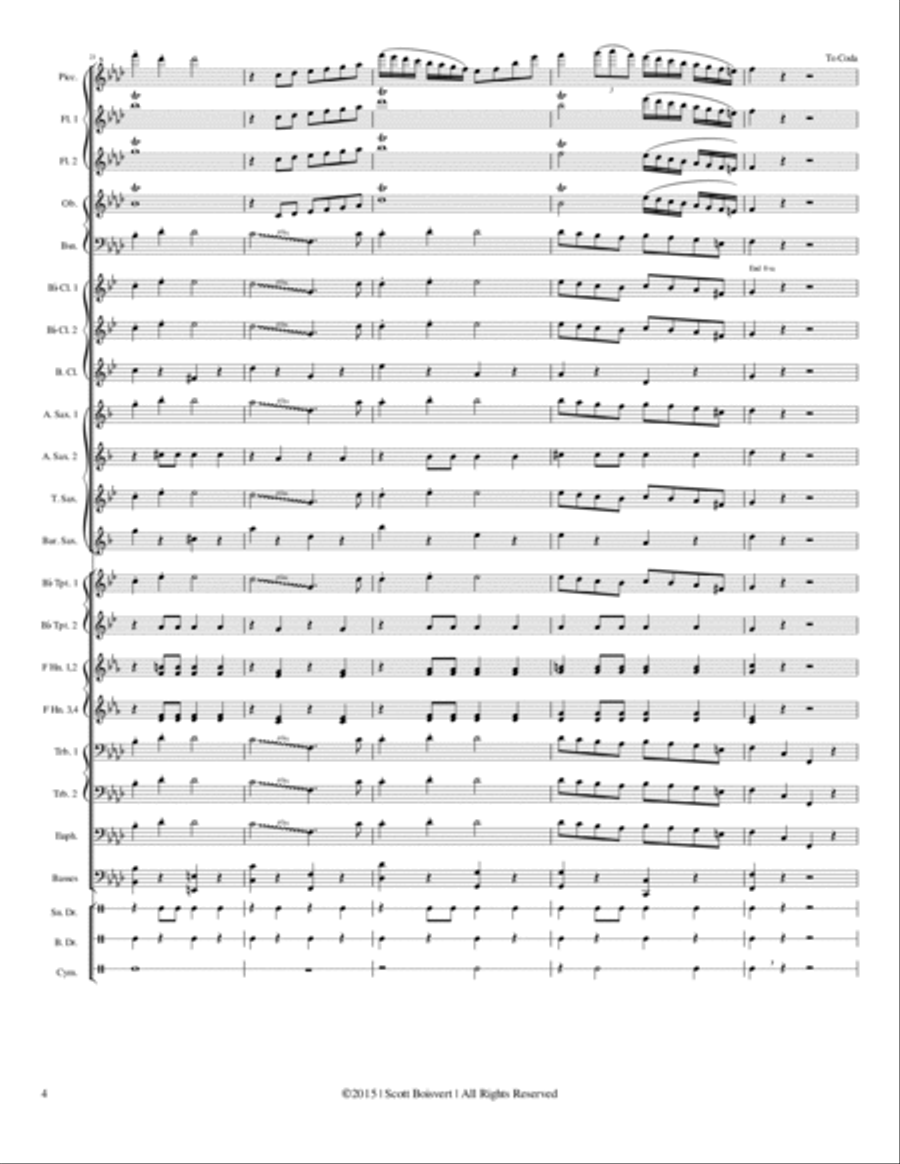 Weary Man's March Weary Man's March Concert Band scores gallery preview page 5