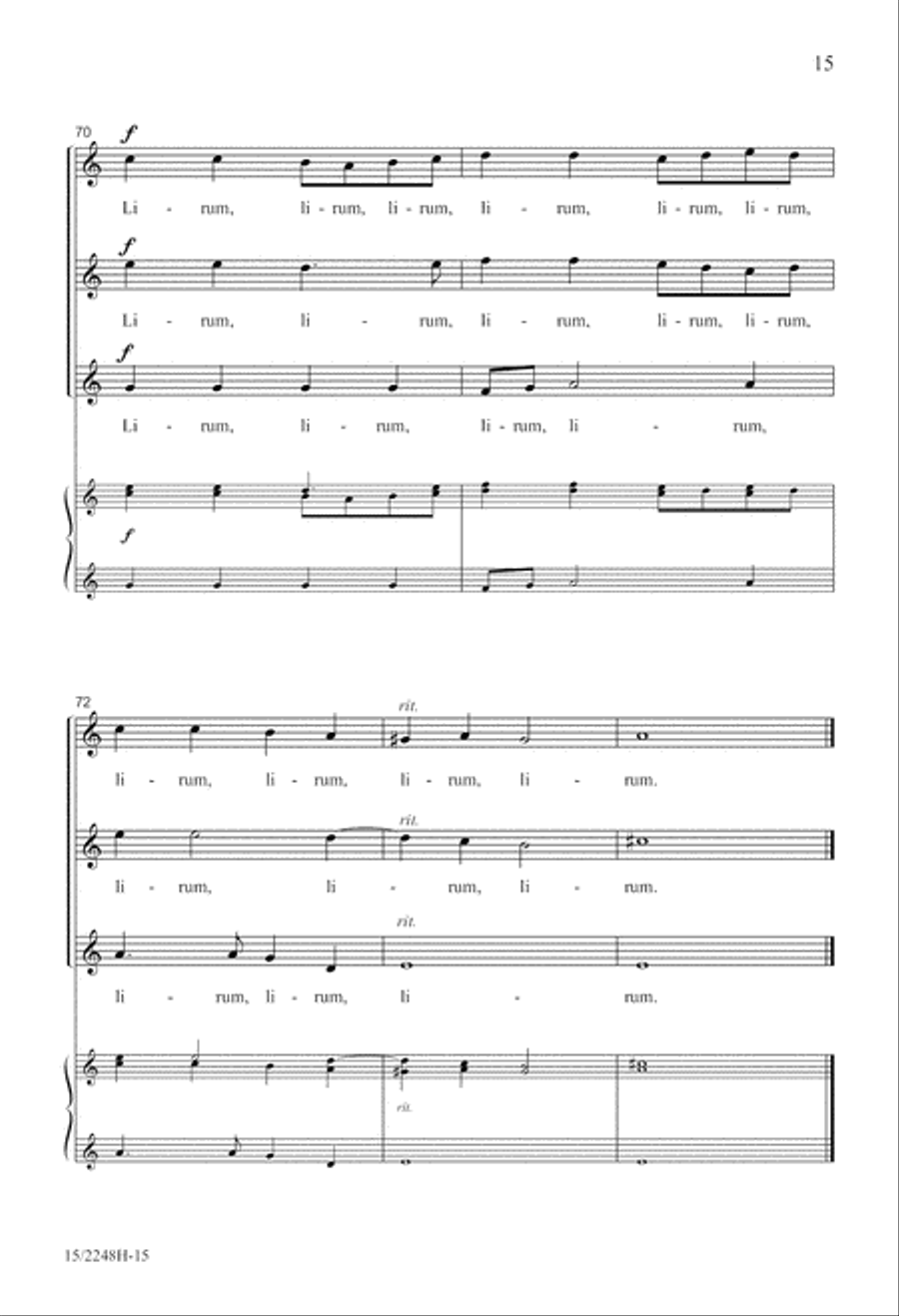 Lirum Lirum SSA scores gallery preview page 16