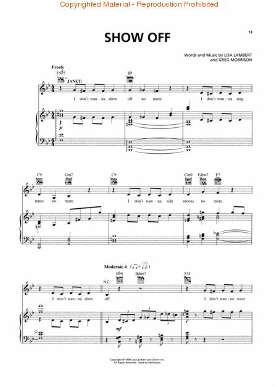 The Drowsy Chaperone The Drowsy Chaperone Piano, Vocal scores gallery preview page 4