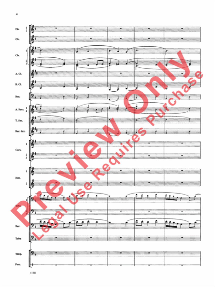 Petty Harbour Bait Skiff Concert Band scores gallery preview page 5