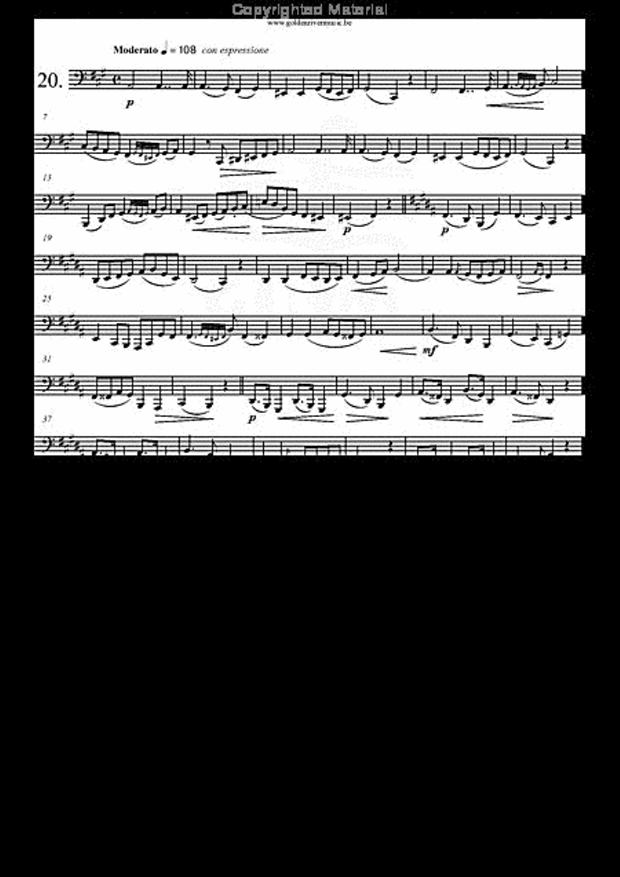 30 Etudes op. 13 Tuba scores gallery preview page 21