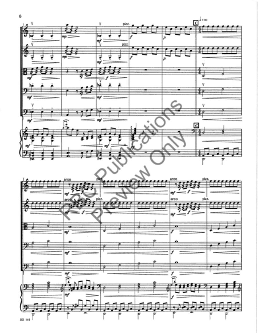 San Joaquin Delta Suite String Orchestra scores gallery preview page 9