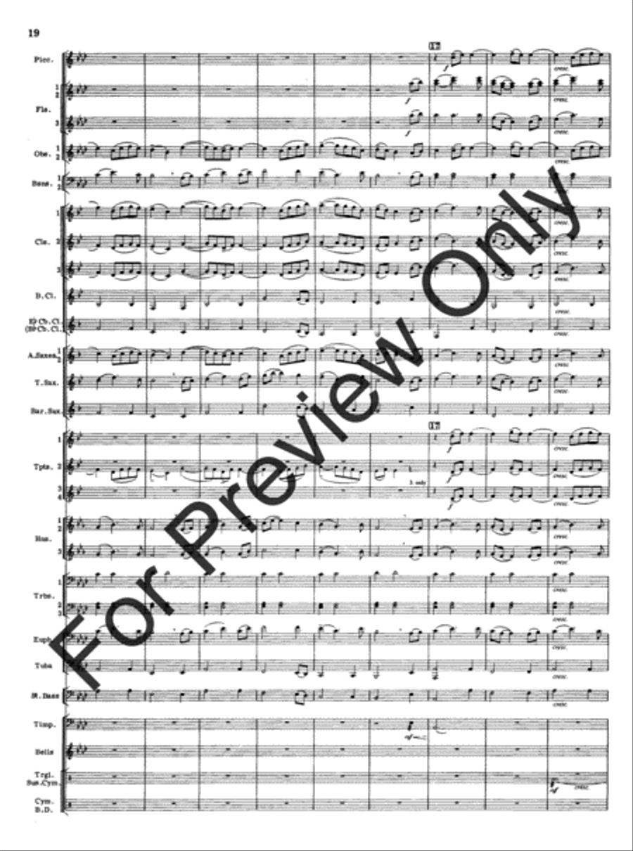 Appalachian Overture (Score) Concert Band scores gallery preview page 21
