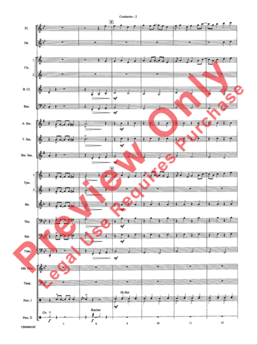 Anything Goes Anything Goes Concert Band scores gallery preview page 4