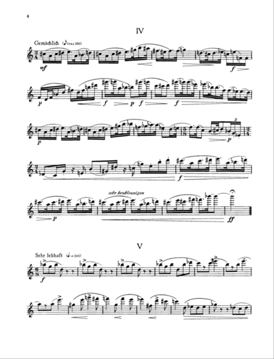 8 Pieces Flute Solo scores gallery preview page 3