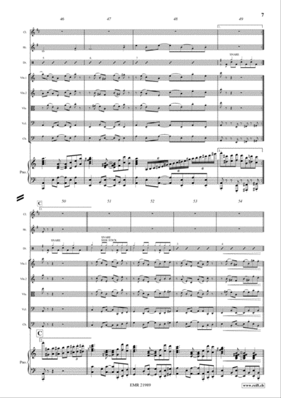 Fur Elise Fur Elise Clarinet scores gallery preview page 7