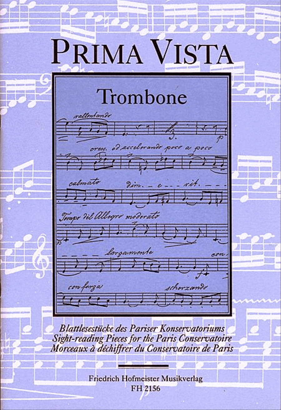 Prima Vista-Trombone Trombone scores gallery preview page 1