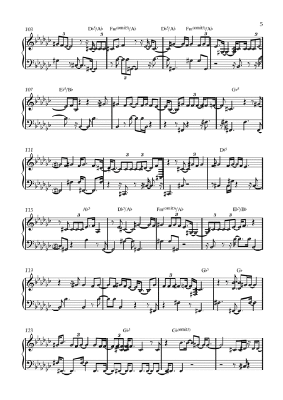 Raise A Hallelujah Easy Piano scores gallery preview page 5