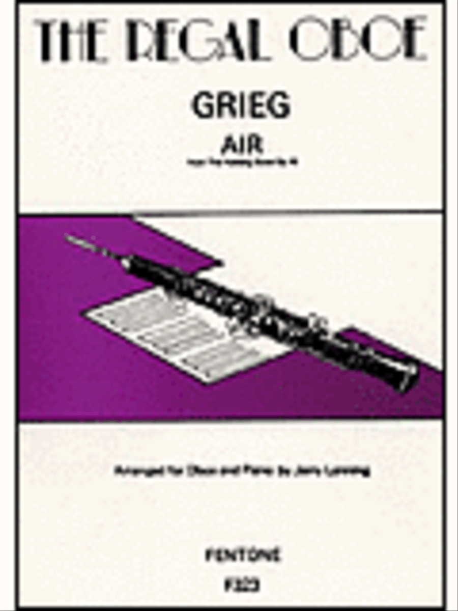Air from The Holberg Suite Horn scores gallery preview page 1
