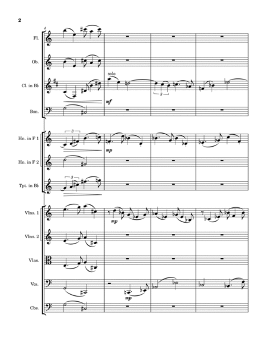 Sinfonia #37 Sinfonia #37 Chamber Orchestra scores gallery preview page 2