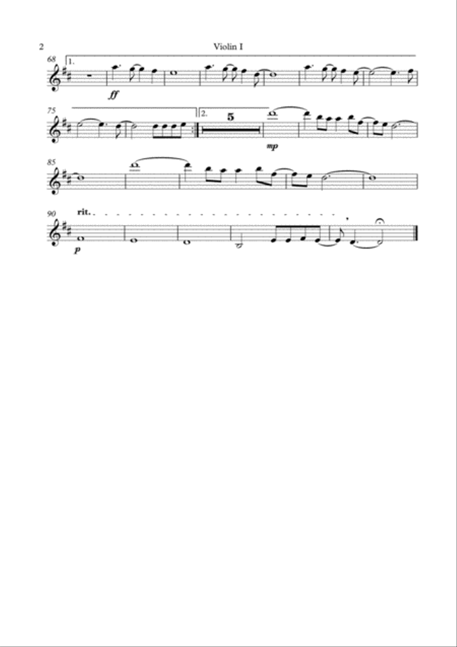 With Or Without You String Quartet scores gallery preview page 2