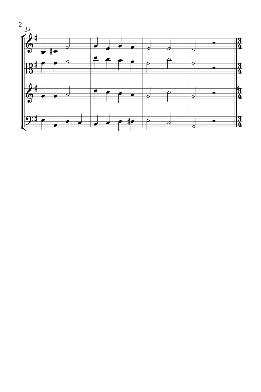 8 Easy Christmas Trios for Strings String Trio scores gallery preview page 2