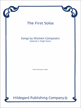 Book cover for First Solos: Songs by Women Composers Vol. 1