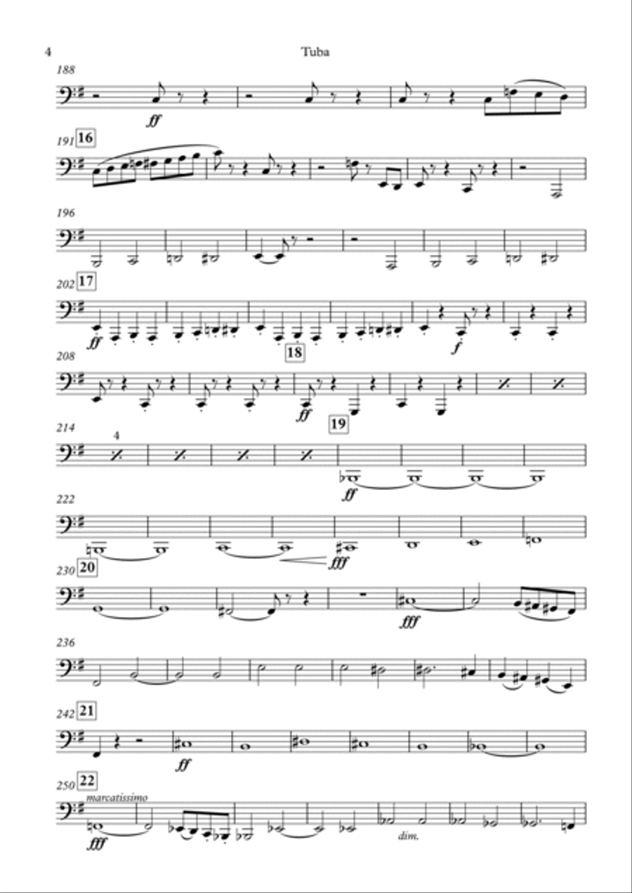 Tchaikovsky arranged by Timothy R Wheeler Finale from Symphony No.5 in E minor, Op.64 Small Ensemble scores gallery preview page 4