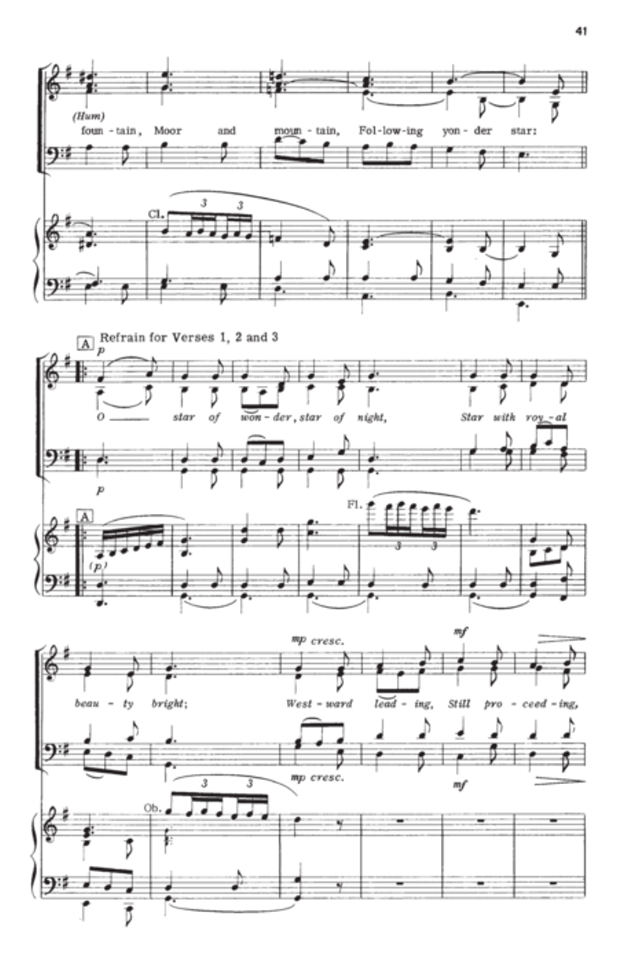Joy to the World 4-Part scores gallery preview page 14