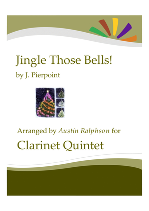 Book cover for Jingle Those Bells - clarinet quintet