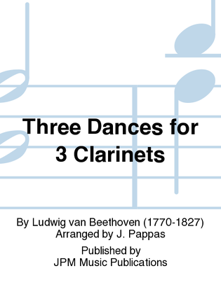 Book cover for Three Dances for 3 Clarinets