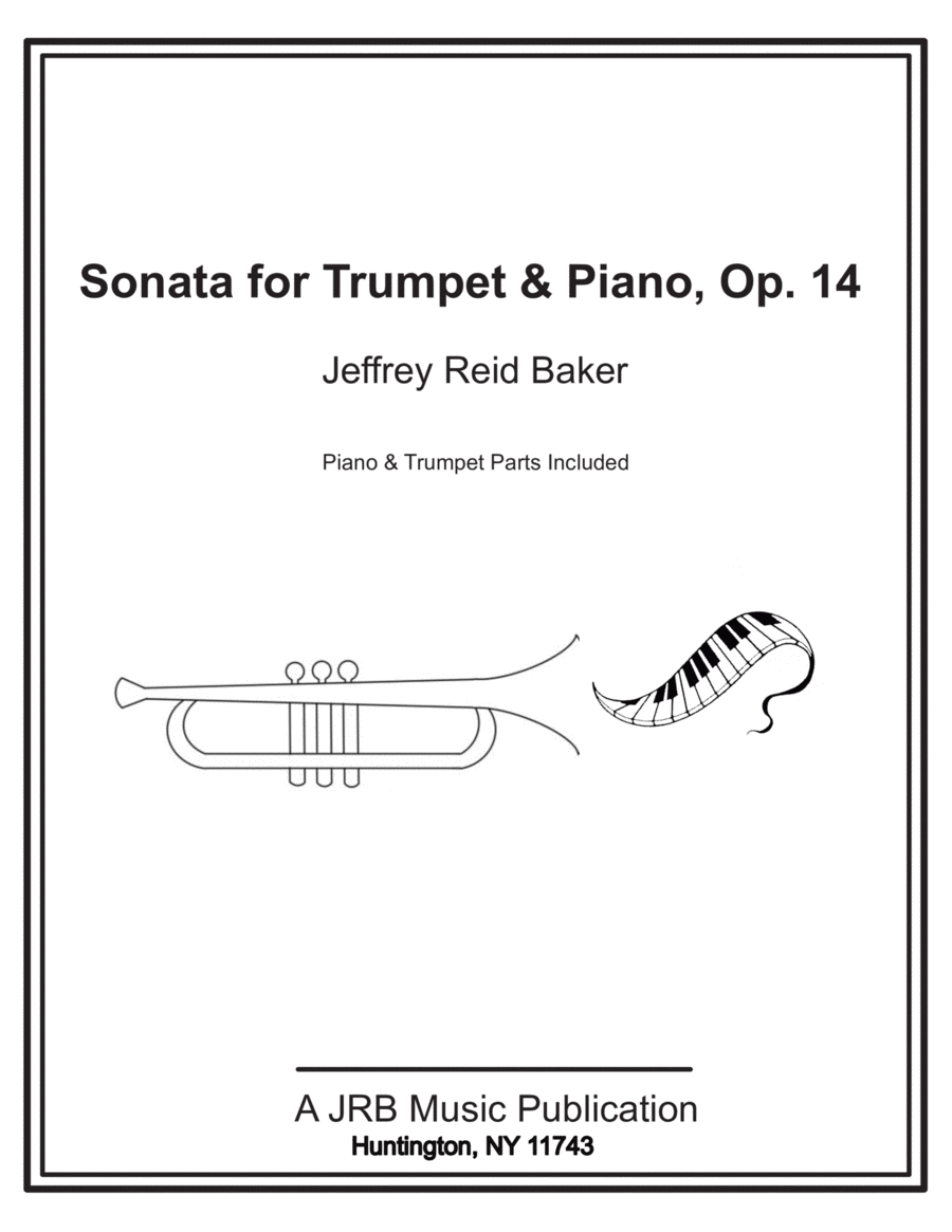 Sonata for Trumpet and Piano, Op. 14 in 2 Parts 2-Part scores gallery preview page 1