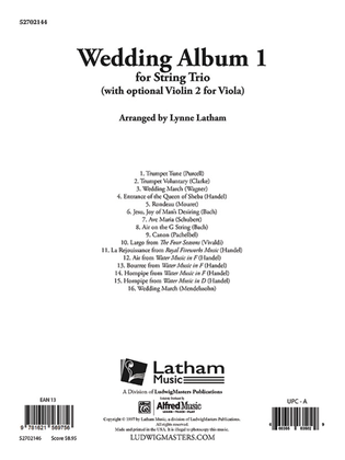 Book cover for Wedding Album 1 - String Trio