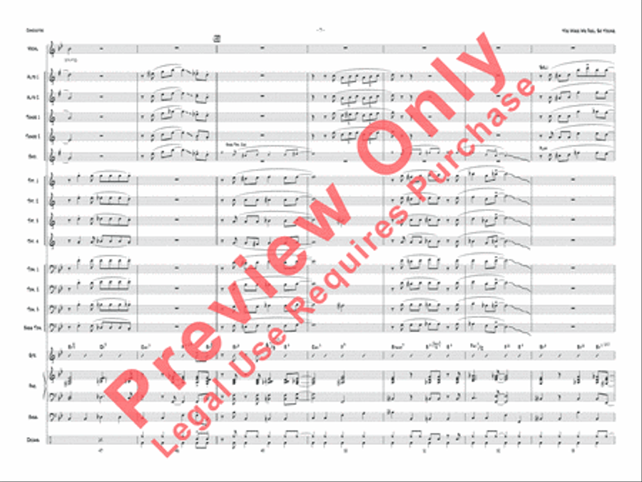 You Make Me Feel So Young Jazz Ensemble scores gallery preview page 8