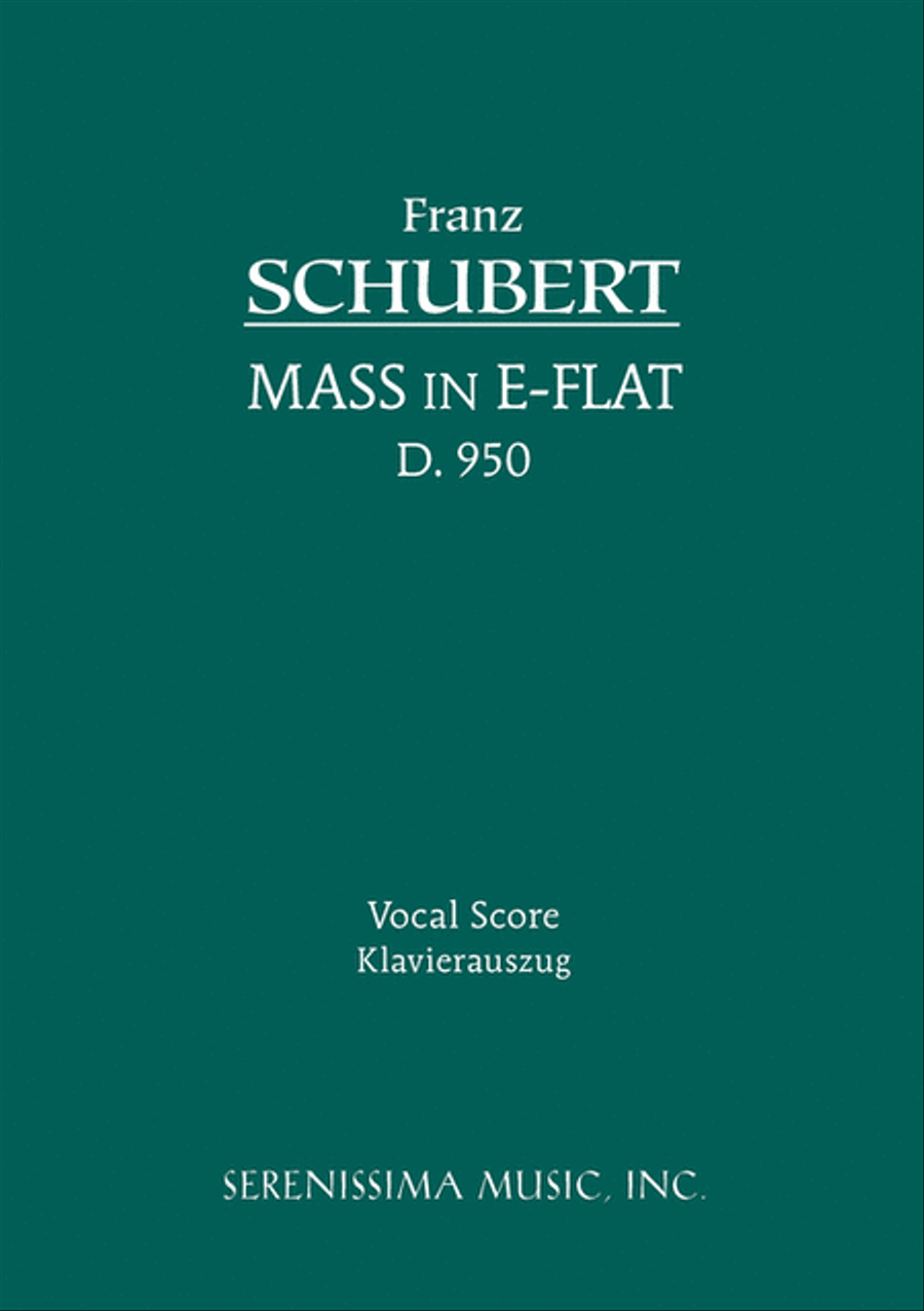 Mass in E-flat major, D.950 Choir scores gallery preview page 1