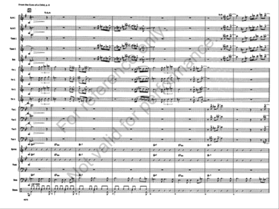 From the Eyes of a Child From the Eyes of a Child Jazz Ensemble scores gallery preview page 5