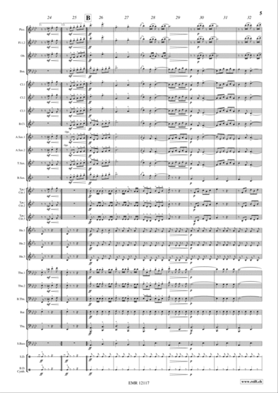 Semper Fidelis Concert Band scores gallery preview page 5