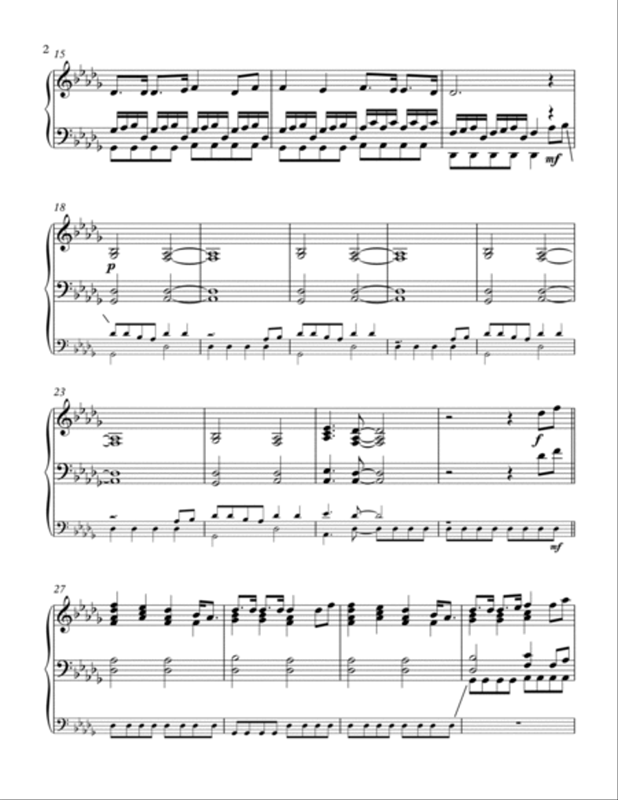 Hope For Everyone Organ Solo scores gallery preview page 2