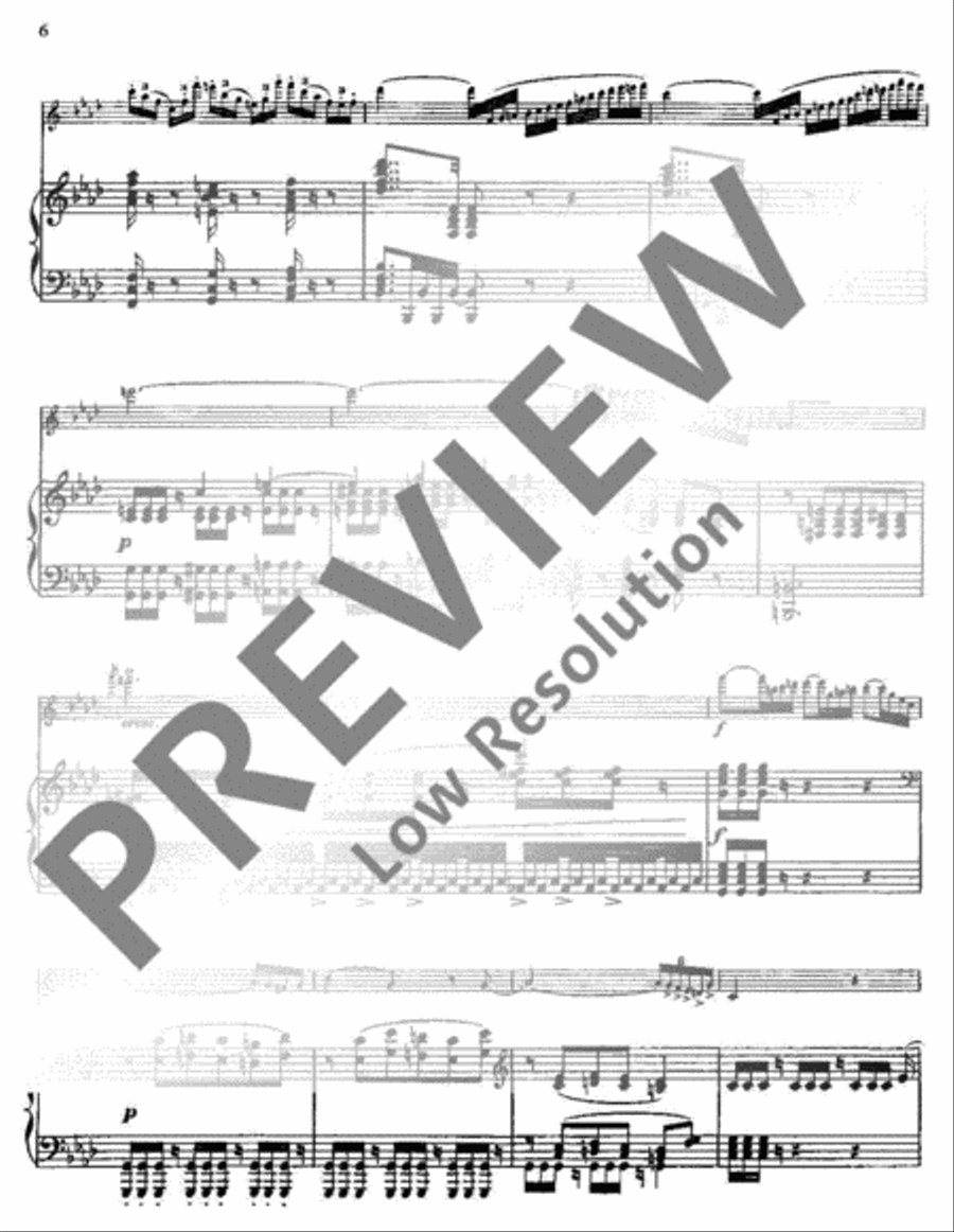 Elégie Ab major Elégie Ab major Flute Solo scores gallery preview page 7