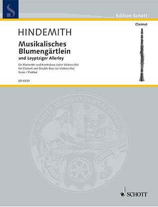 Book cover for Musikalisches Blumengärtlein und Leyptziger Allerley
