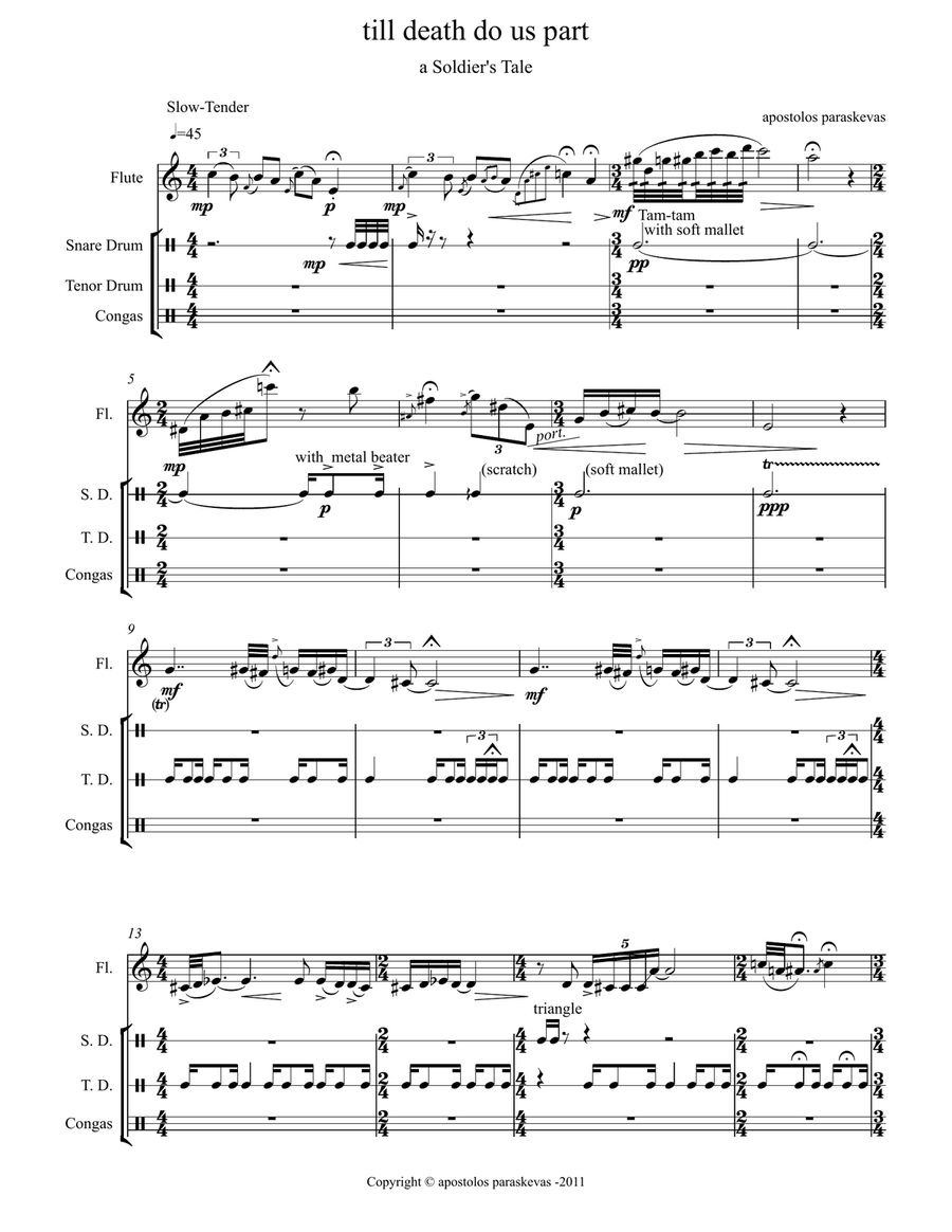 Till Death Do Us Part Small Ensemble scores gallery preview page 3