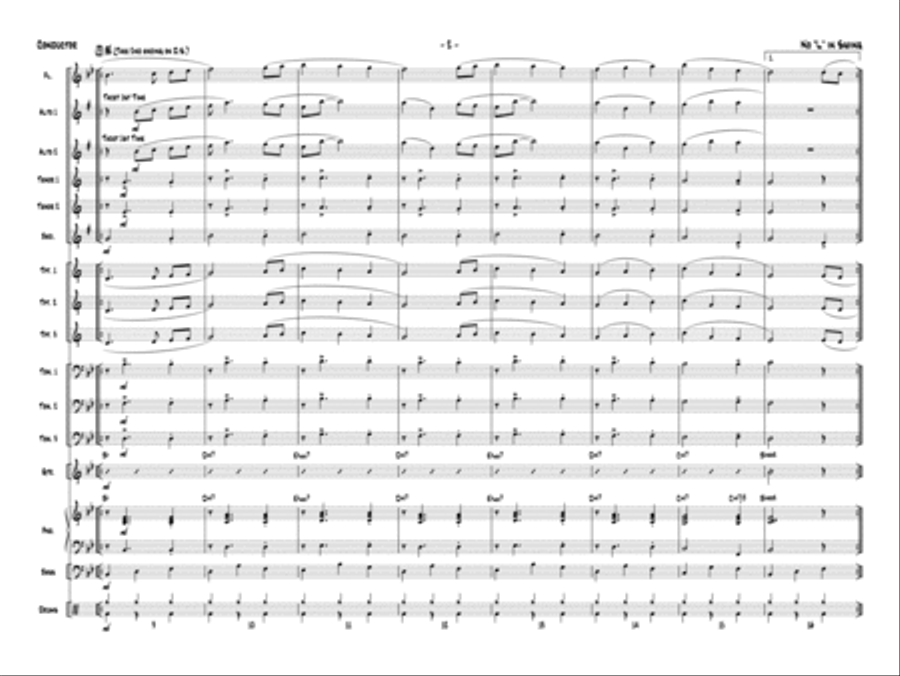 No L in Swing No L in Swing Jazz Ensemble scores gallery preview page 3