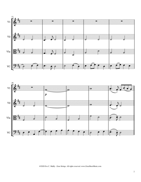 Ode to Joy (String Quartet) image number null