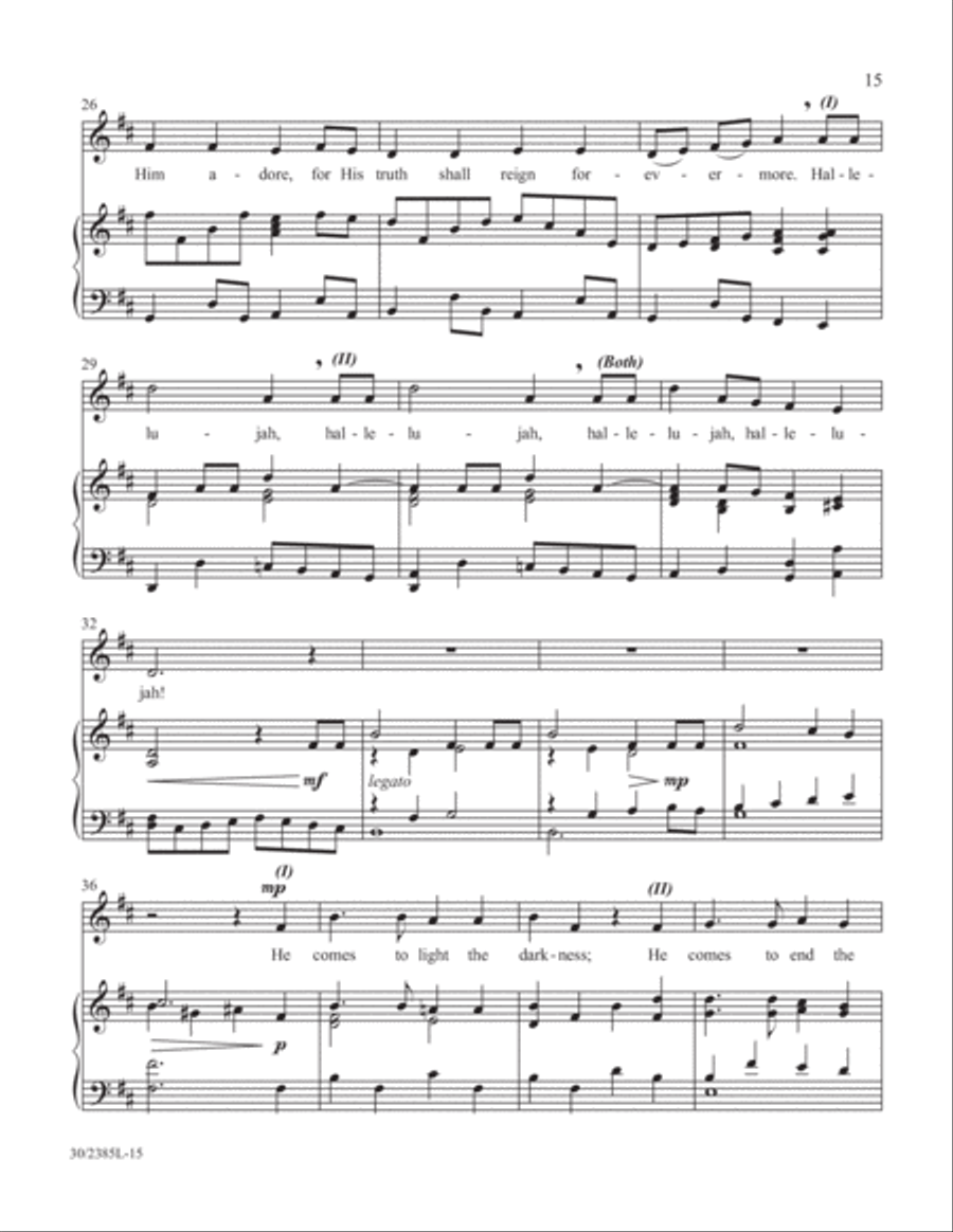 Simply Natalie Sleeth Unison Choir scores gallery preview page 16