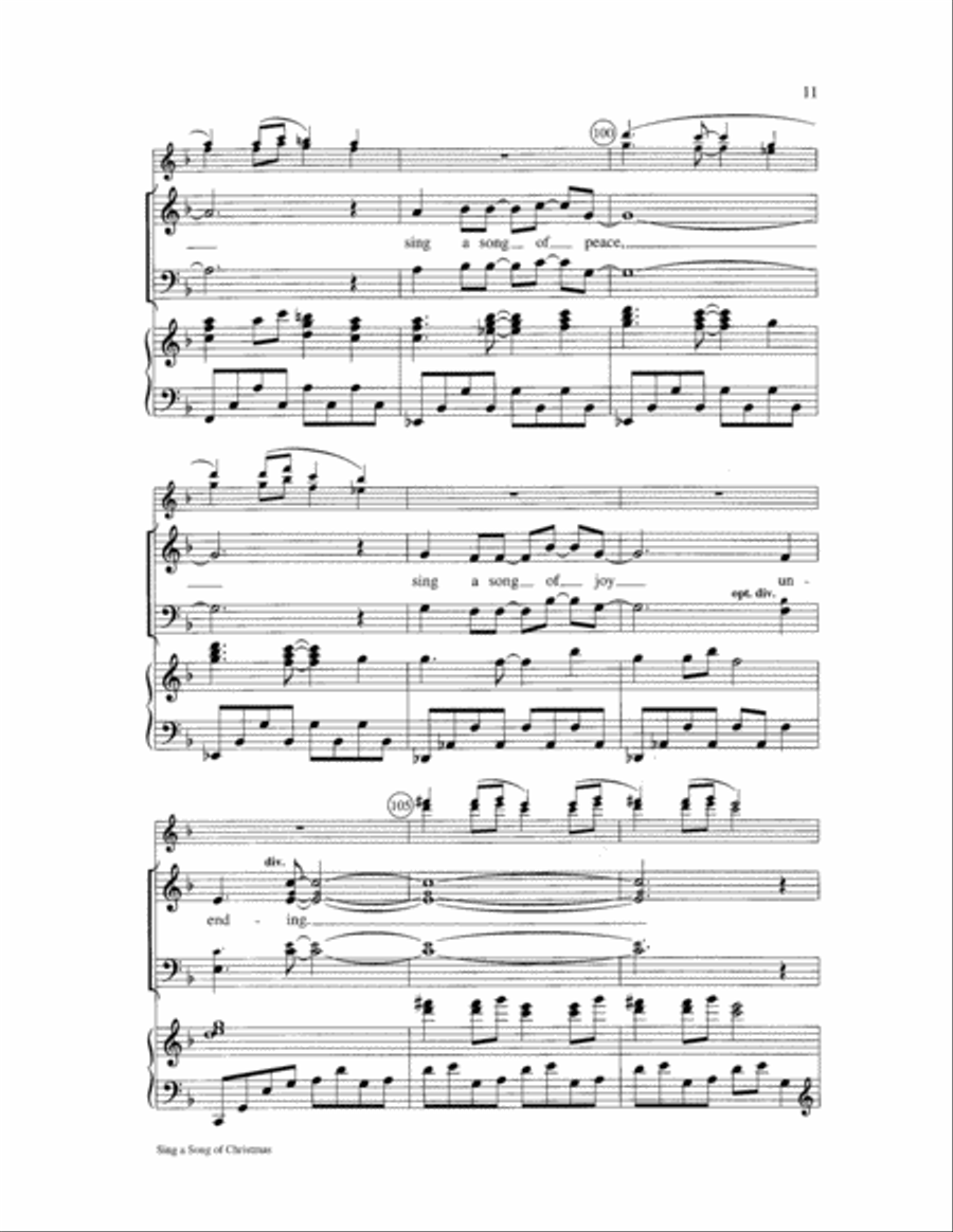 Sing a Song of Christmas 3-Part scores gallery preview page 11