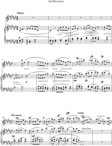 Suite For Oboe & Piano In C Major