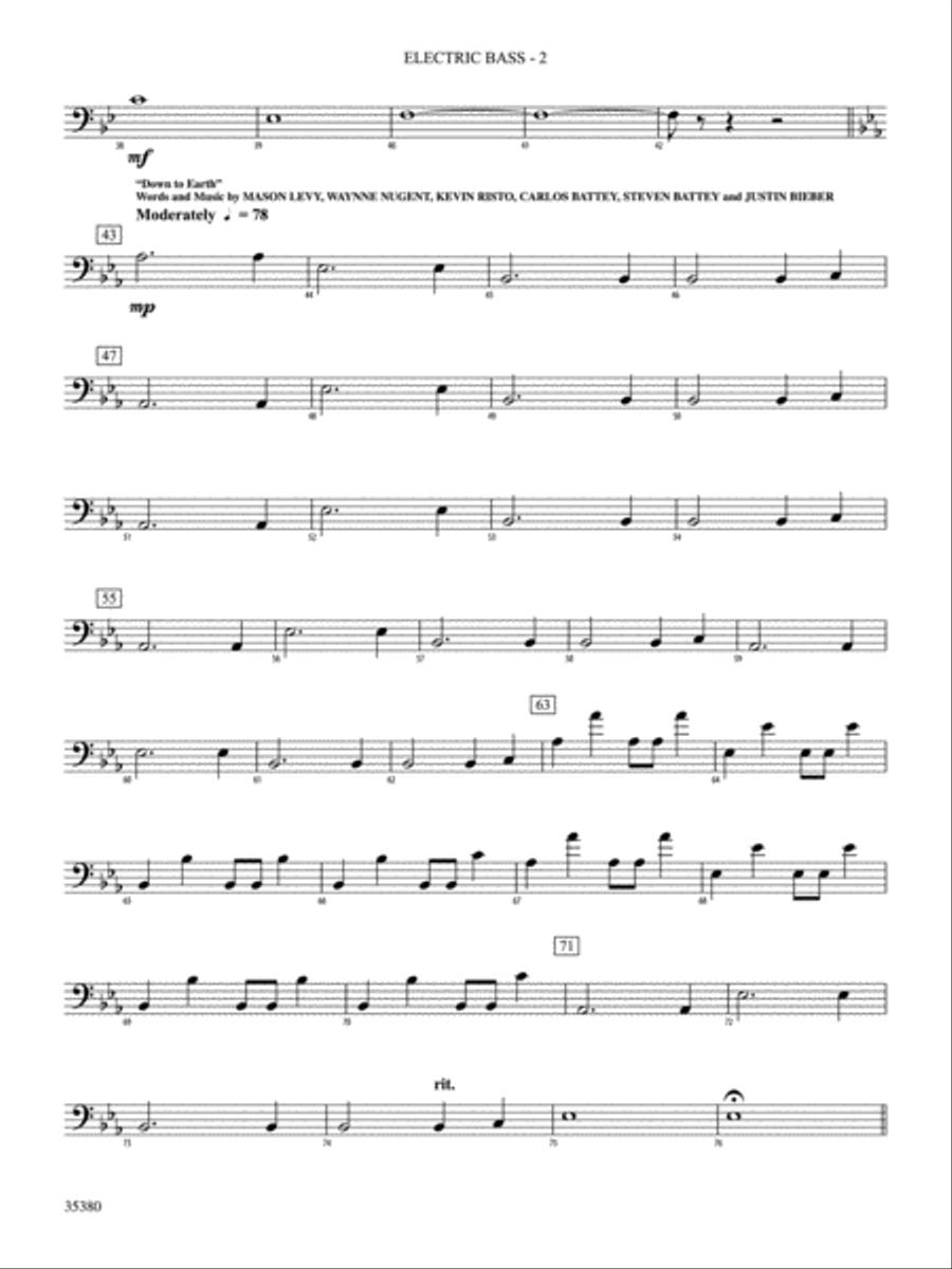 Baby!: String Bass Baby!: String Bass Concert Band scores gallery preview page 2