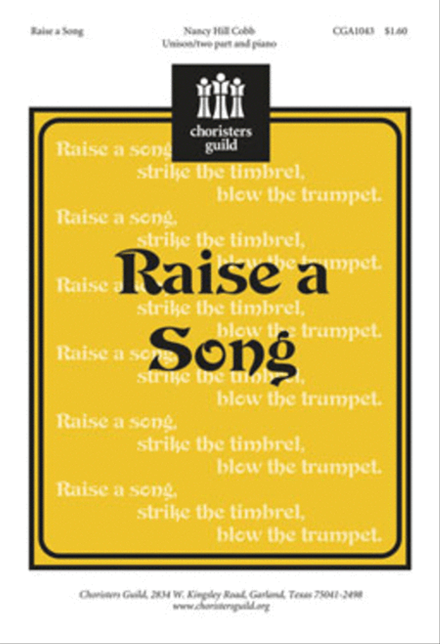 Raise a Song Raise a Song Unison Choir scores gallery preview page 1