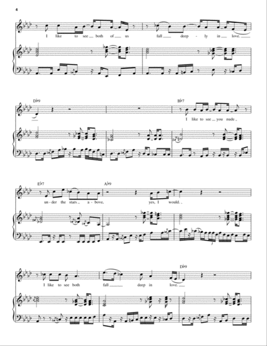 Boogie On Reggae Woman Piano scores gallery preview page 4