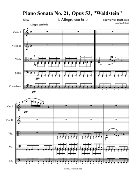 Waldstein Sonata, Movement 1