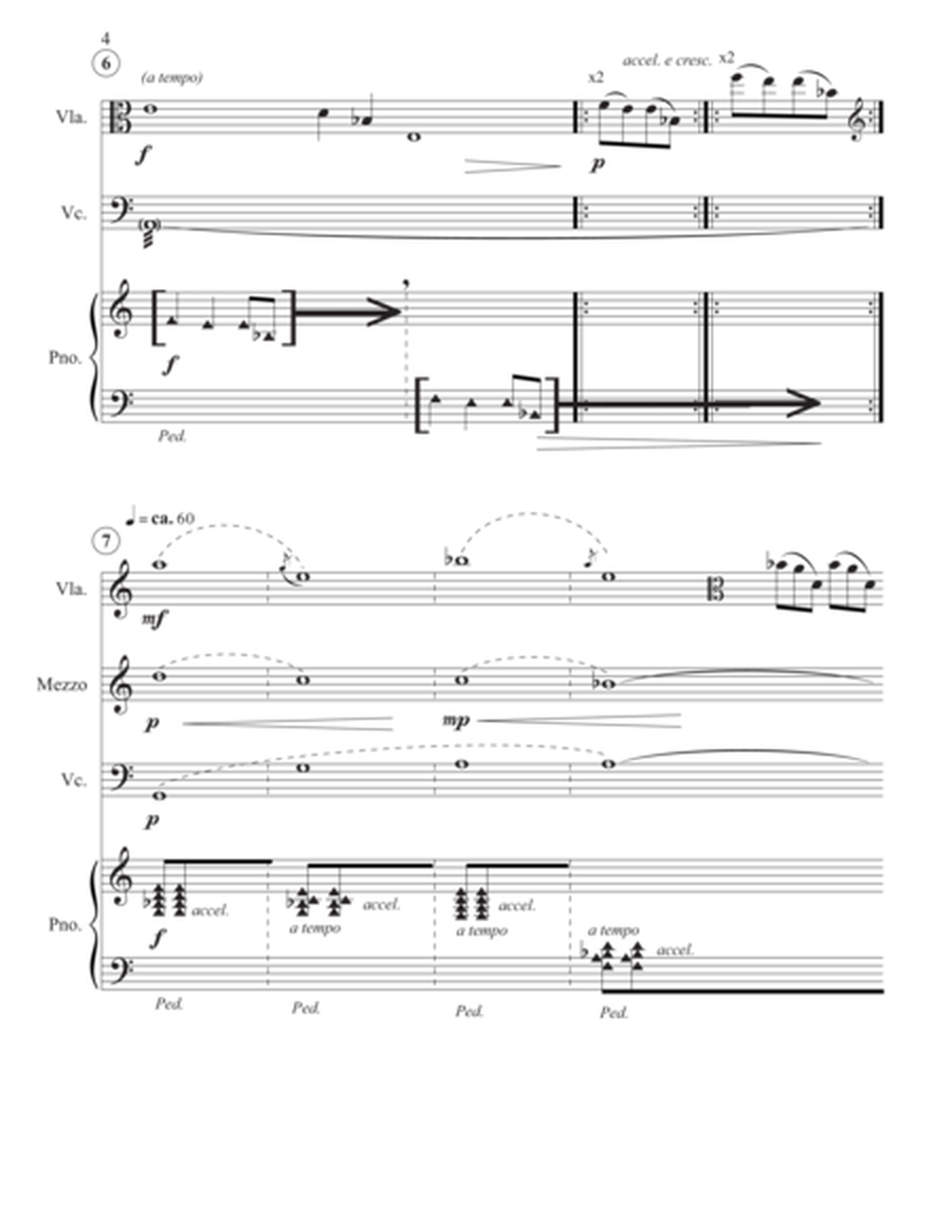 Concertino (2012) for viola with mezzo-soprano, cello and piano image number null