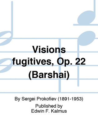 Book cover for Visions fugitives, Op. 22 (Barshai)