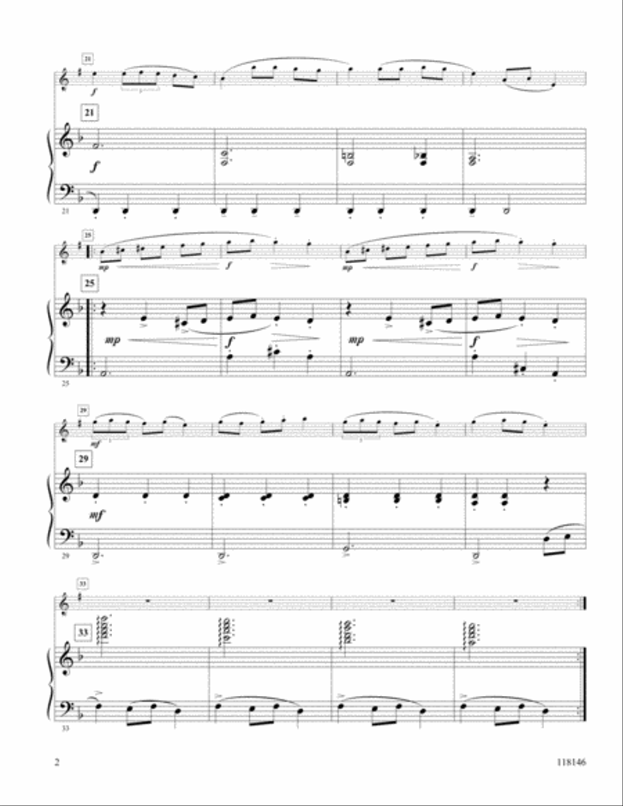 Carol Of The Bells Clarinet Solo scores gallery preview page 2