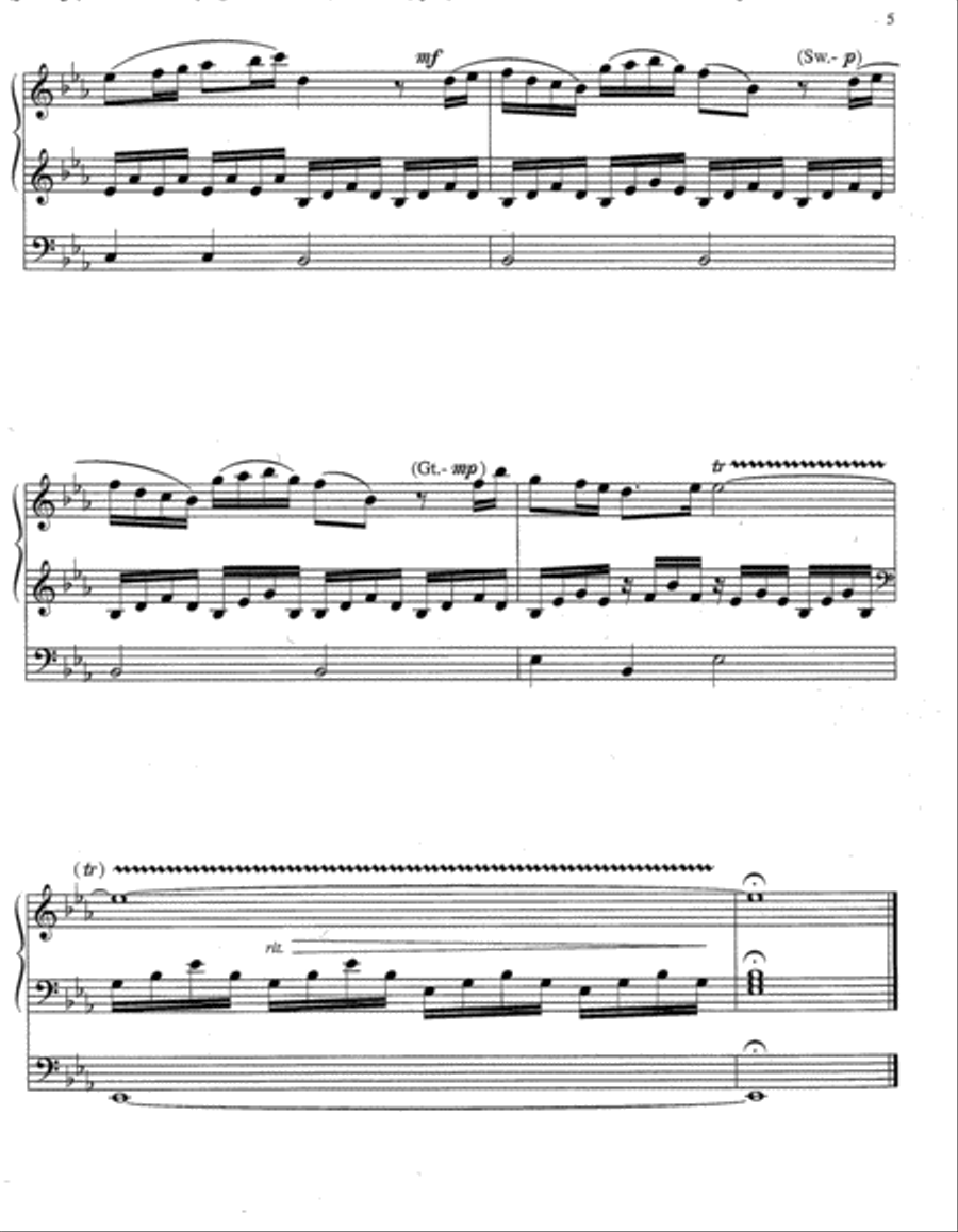 Music from The Four Seasons, Set 2 - Winter/Spring Organ scores gallery preview page 3