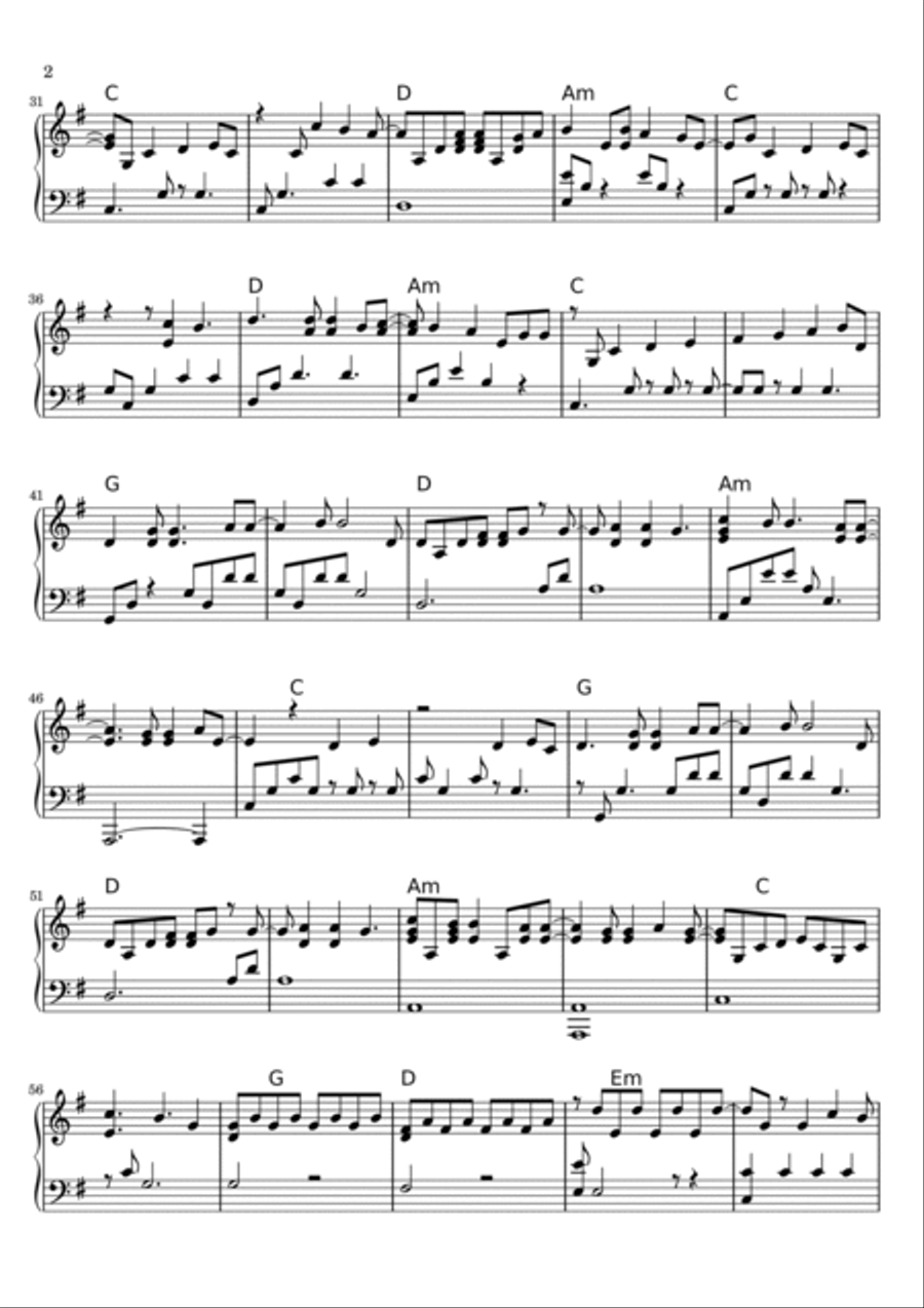 A Million Dreams A Million Dreams Piano Solo scores gallery preview page 2