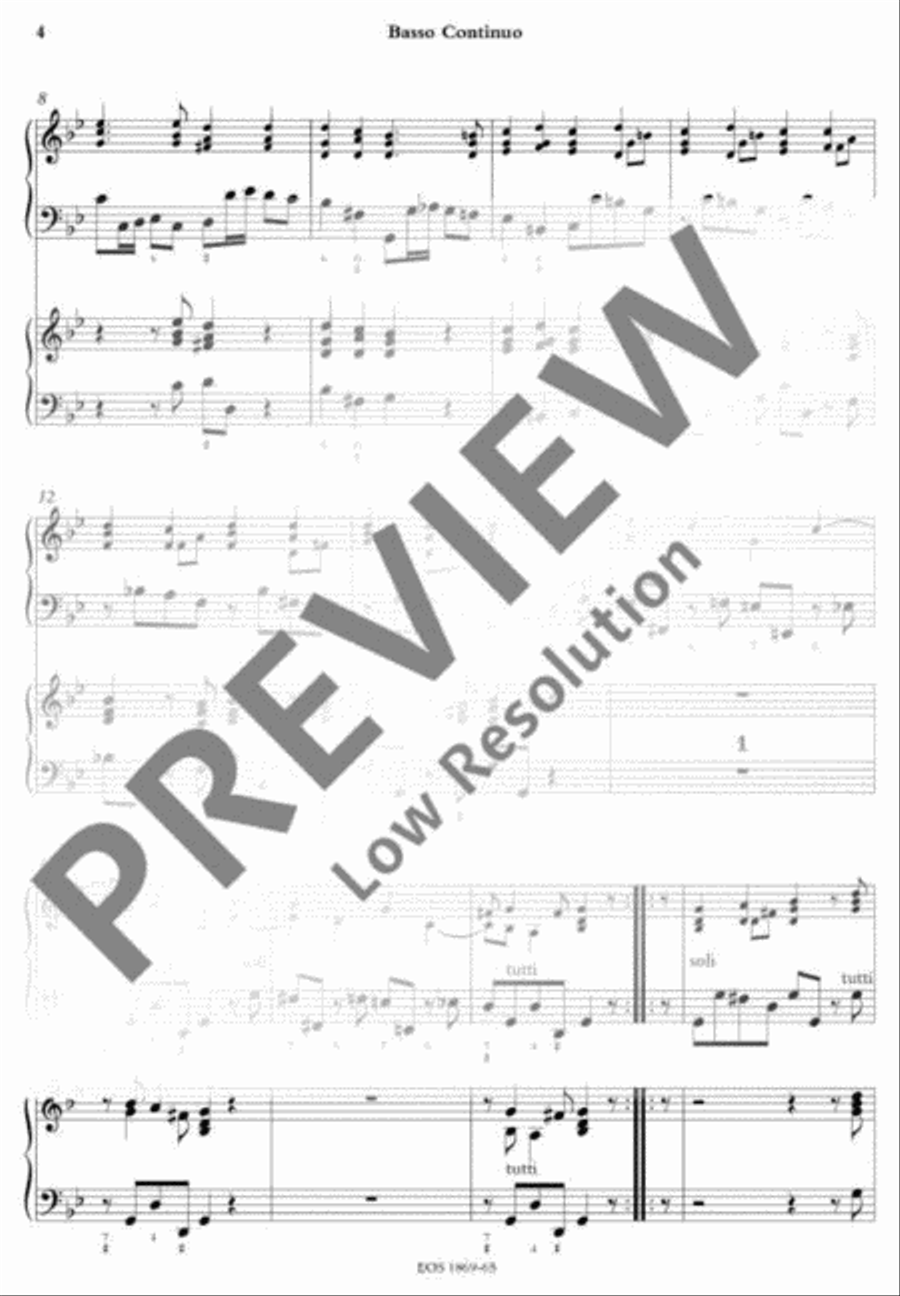 Concerto Grosso Concerto Grosso Basso Continuo scores gallery preview page 4