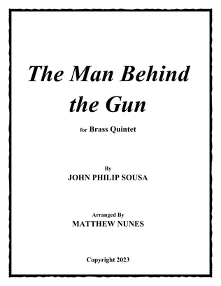 Book cover for The Man Behind the Gun